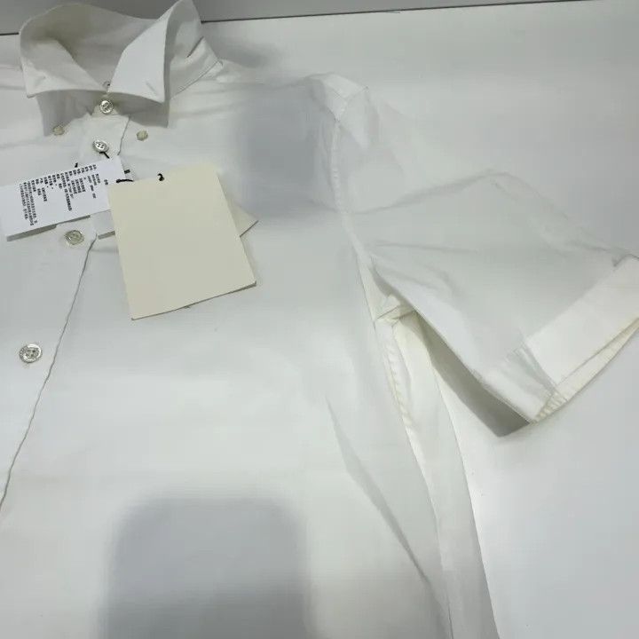 Alexander McQueen Alexander McQueen SS22 White Short Sleeve Shirt 0079 Size US L / EU 52-54 / 3 - 11 Thumbnail