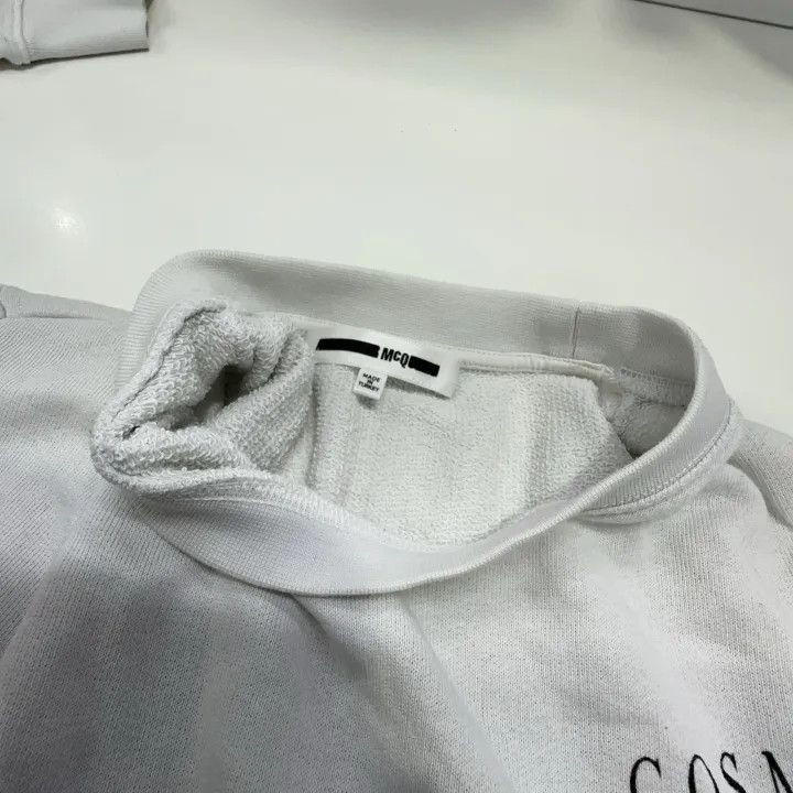 Alexander McQueen Alexander McQueen White Printed Sweatshirt for Men 0079 Size US XL / EU 56 / 4 - 7 Thumbnail