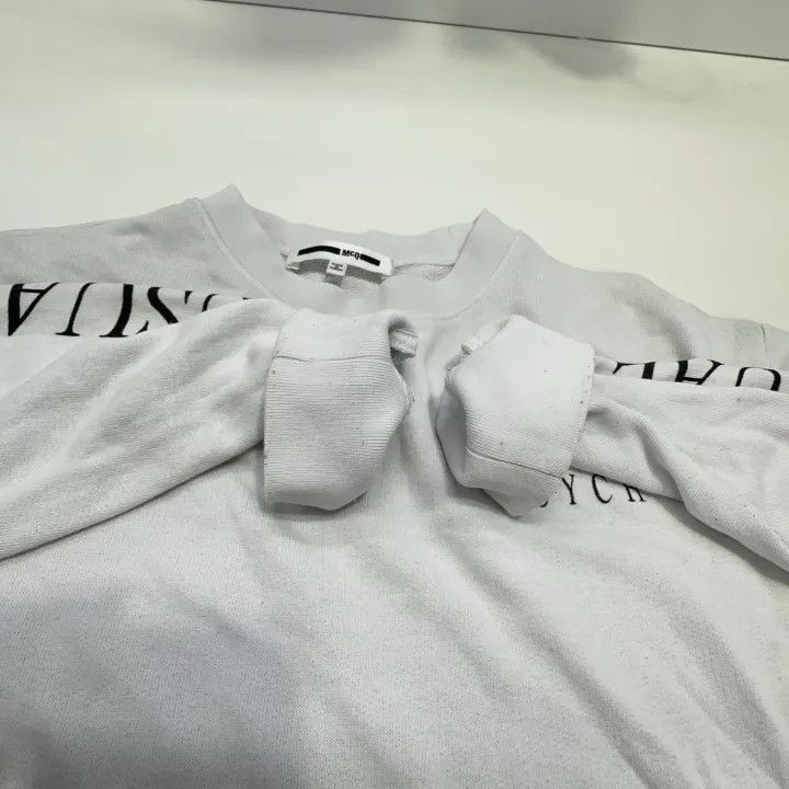Alexander McQueen Alexander McQueen White Printed Sweatshirt for Men 0079 Size US XL / EU 56 / 4 - 9 Thumbnail