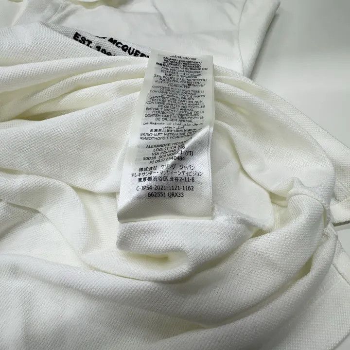 Alexander McQueen Alexander McQueen Letter Print Short Sleeve Polo 0079 Size US S / EU 44-46 / 1 - 4 Thumbnail