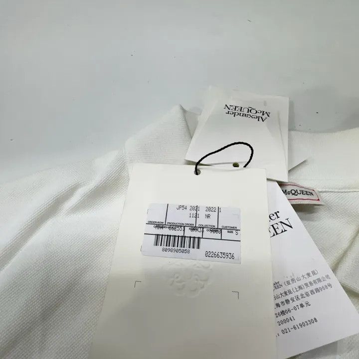 Alexander McQueen Alexander McQueen Letter Print Short Sleeve Polo 0079 Size US S / EU 44-46 / 1 - 6 Thumbnail