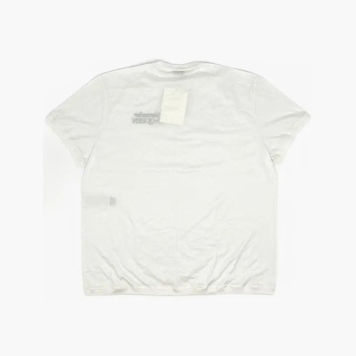 Alexander McQueen Alexander McQueen SS22 White Logo Print T-Shirt 0079 Size US XL / EU 56 / 4 - 3 Thumbnail