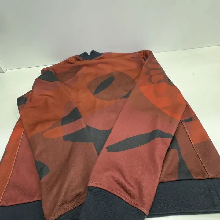 Alexander McQueen Alexander McQueen Red Patterned Baseball Jacket 0079 Size US L / EU 52-54 / 3 - 11 Thumbnail