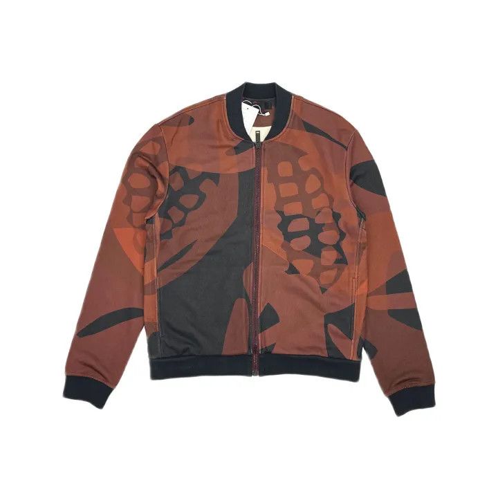 Alexander McQueen Alexander McQueen Red Patterned Baseball Jacket 0079 Size US L / EU 52-54 / 3 - 2 Thumbnail