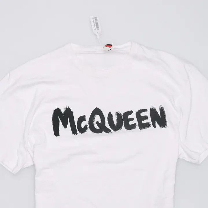 Alexander McQueen Alexander McQueen Logo Print Short Sleeve T-Shirt 0079 Size US L / EU 52-54 / 3 - 3 Thumbnail
