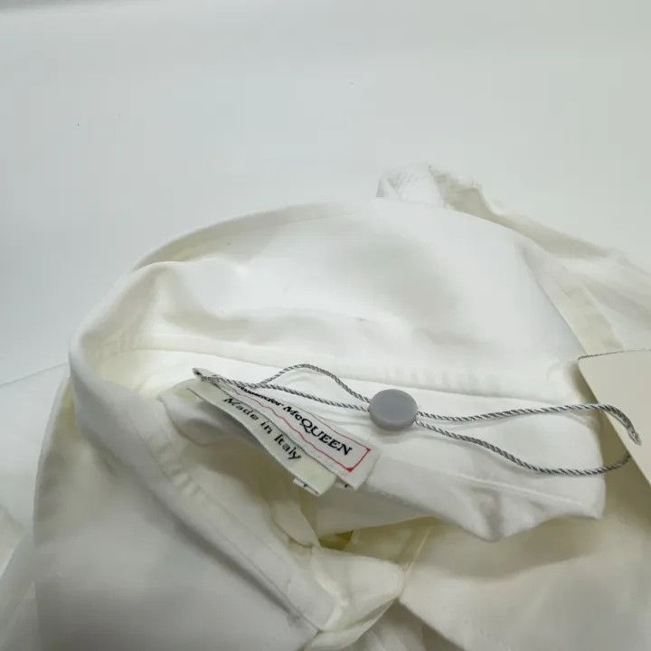 Alexander McQueen Alexander McQueen White Long Sleeve Button-Up Shirt 0079 Size US M / EU 48-50 / 2 - 8 Thumbnail