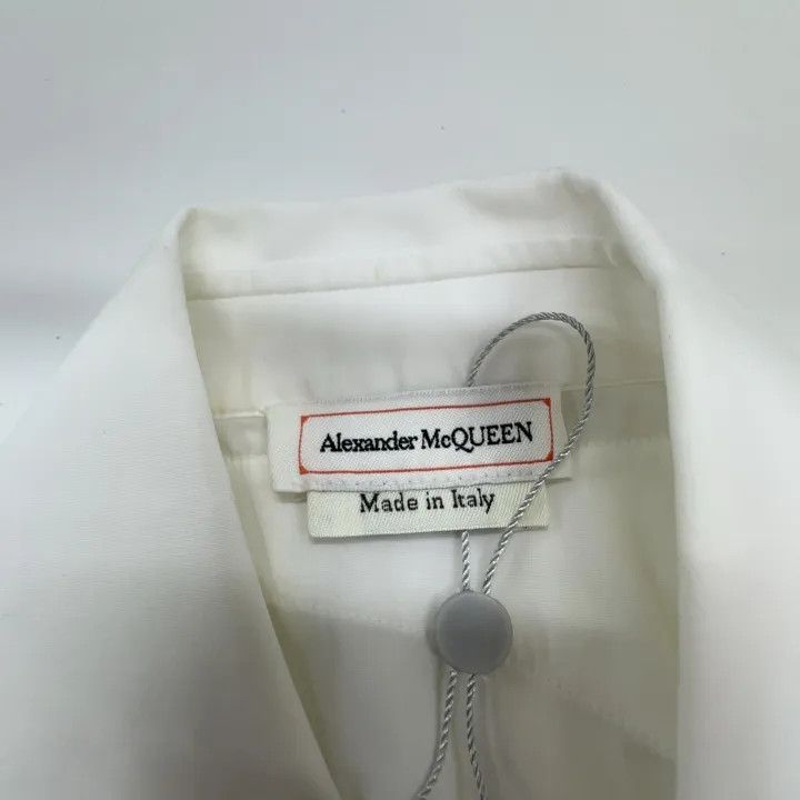 Alexander McQueen Alexander McQueen White Long Sleeve Button-Up Shirt 0079 Size US M / EU 48-50 / 2 - 3 Thumbnail