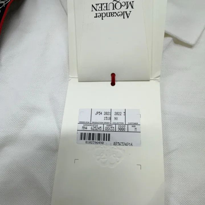 Alexander McQueen Alexander McQueen SS22 Logo Short Sleeve Polo 0079 Size US M / EU 48-50 / 2 - 4 Thumbnail