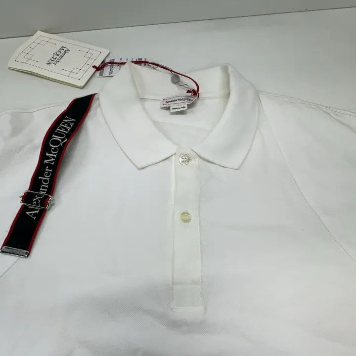 Alexander McQueen Alexander McQueen SS22 Logo Short Sleeve Polo 0079 Size US M / EU 48-50 / 2 - 8 Thumbnail