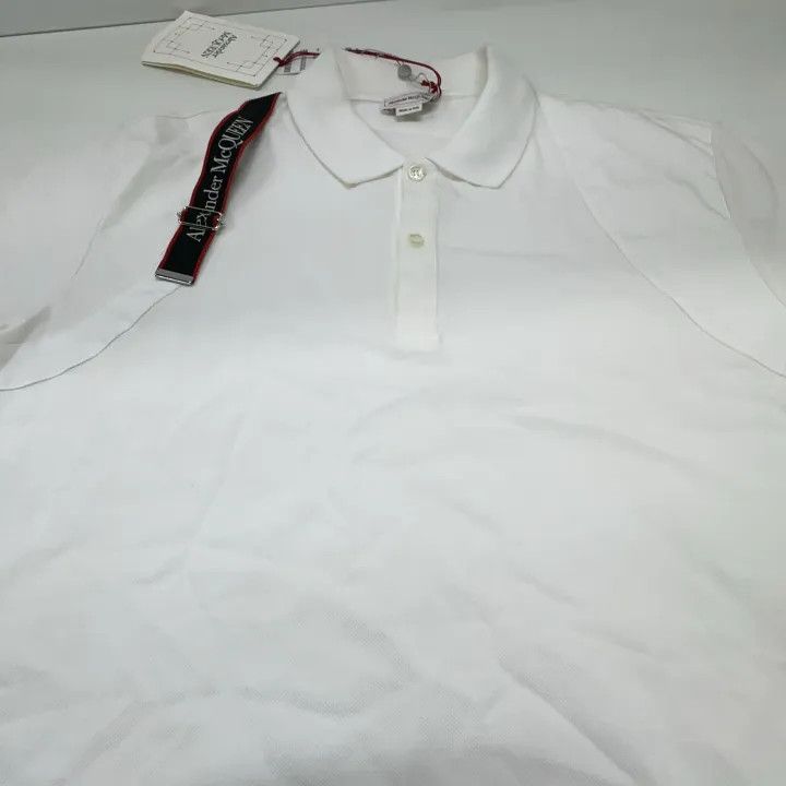 Alexander McQueen Alexander McQueen SS22 Logo Short Sleeve Polo 0079 Size US M / EU 48-50 / 2 - 9 Thumbnail