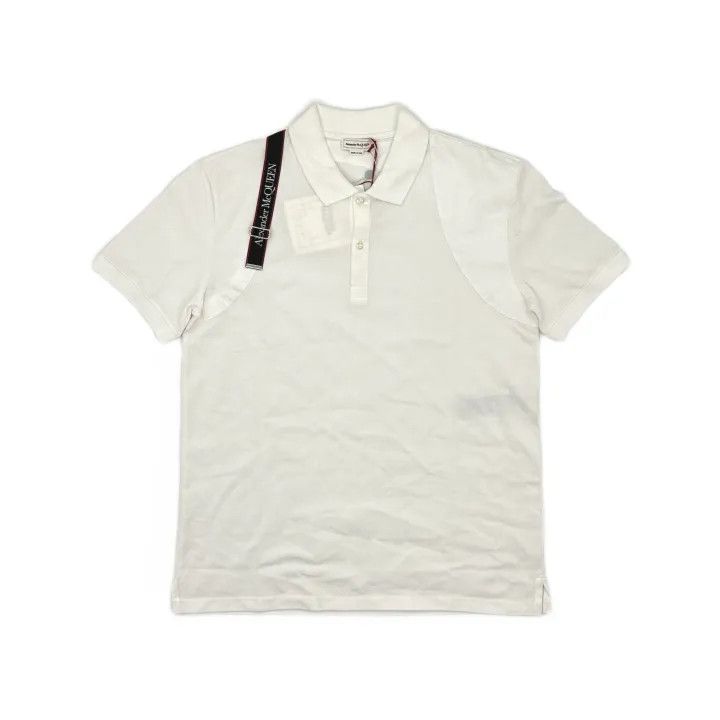 Alexander McQueen Alexander McQueen SS22 Logo Short Sleeve Polo 0079 Size US M / EU 48-50 / 2 - 2 Thumbnail