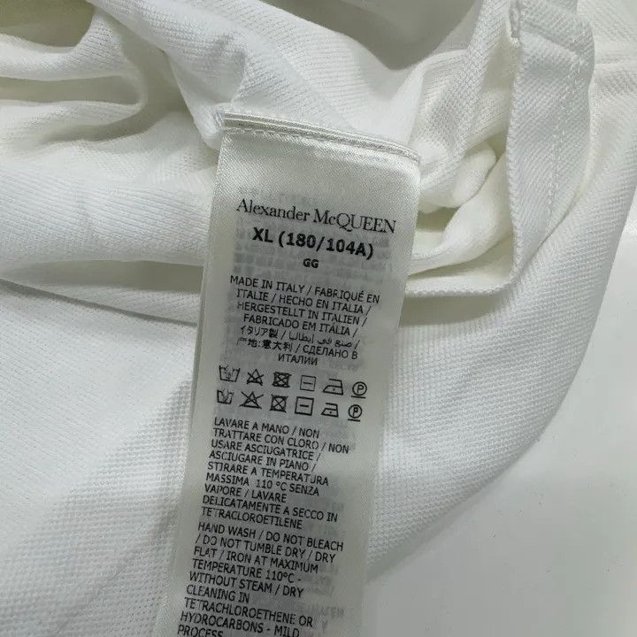 Alexander McQueen Alexander McQueen Short Sleeve Polo Shirt for Men 0079 Size US XL / EU 56 / 4 - 5 Thumbnail