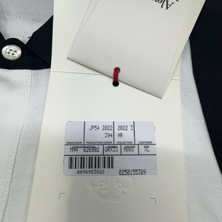 Alexander McQueen Alexander McQueen Short Sleeve Polo Shirt for Men 0079 Size US XL / EU 56 / 4 - 6 Thumbnail