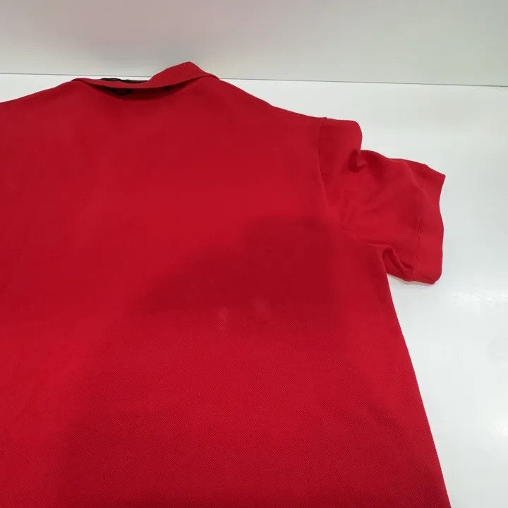 Alexander McQueen Alexander McQueen Red Short Sleeve Polo Shirt 0079 Size US L / EU 52-54 / 3 - 9 Thumbnail
