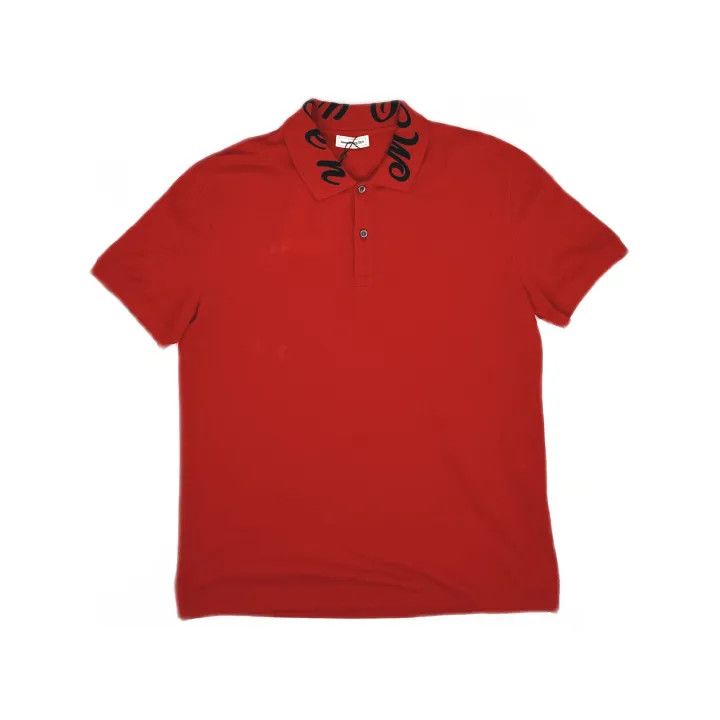Alexander McQueen Alexander McQueen Red Short Sleeve Polo Shirt 0079 Size US L / EU 52-54 / 3 - 2 Thumbnail