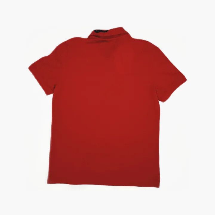 Alexander McQueen Alexander McQueen Red Embroidered Short Sleeve Polo 0079 Size US XL / EU 56 / 4 - 3 Thumbnail