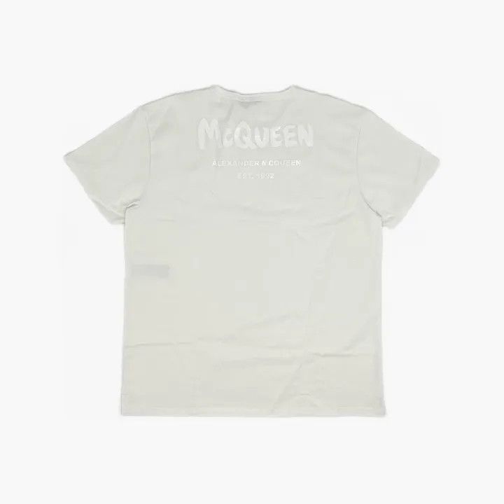 Alexander McQueen Alexander McQueen White Graphic Short Sleeve T-Shirt 0079 Size US XL / EU 56 / 4 - 3 Thumbnail