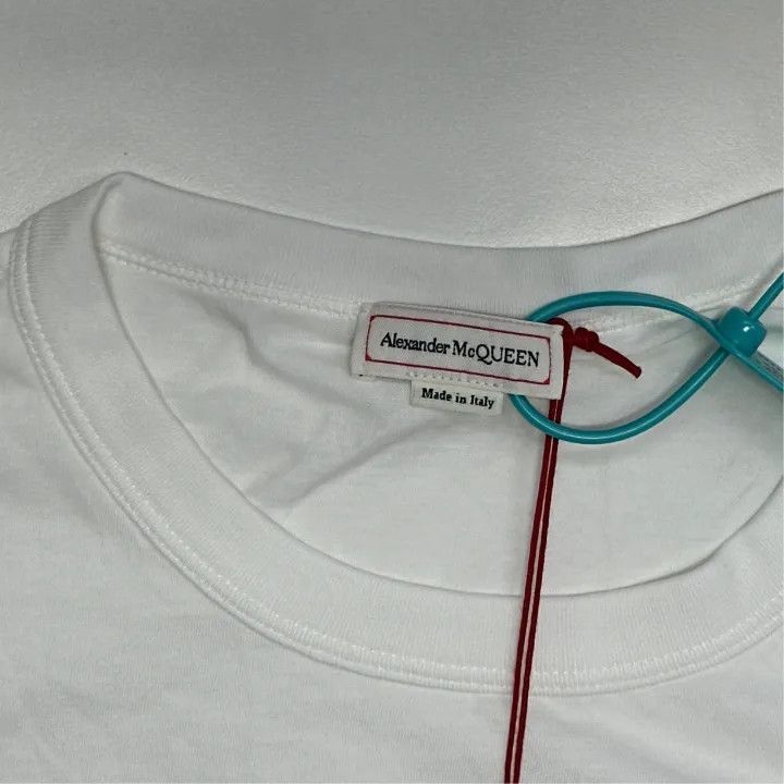 Alexander McQueen Alexander McQueen Distorted Logo Casual T-Shirt 0079 Size US S / EU 44-46 / 1 - 2 Thumbnail