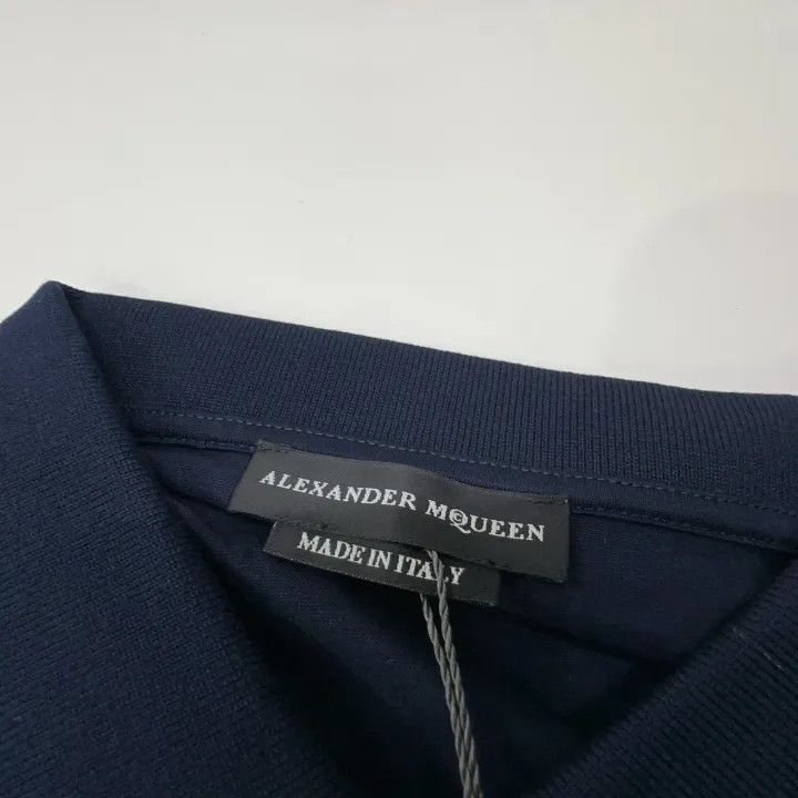 Alexander McQueen Alexander McQueen Casual Solid Color Polo Shirt 0079 Size US M / EU 48-50 / 2 - 4 Thumbnail