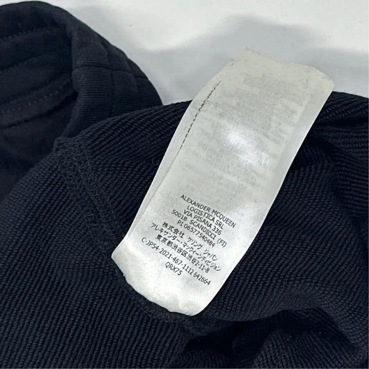 Alexander McQueen Alexander McQueen Black Logo Elastic Waist Pants 0079 Size US 44 / EU 60 - 2 Thumbnail