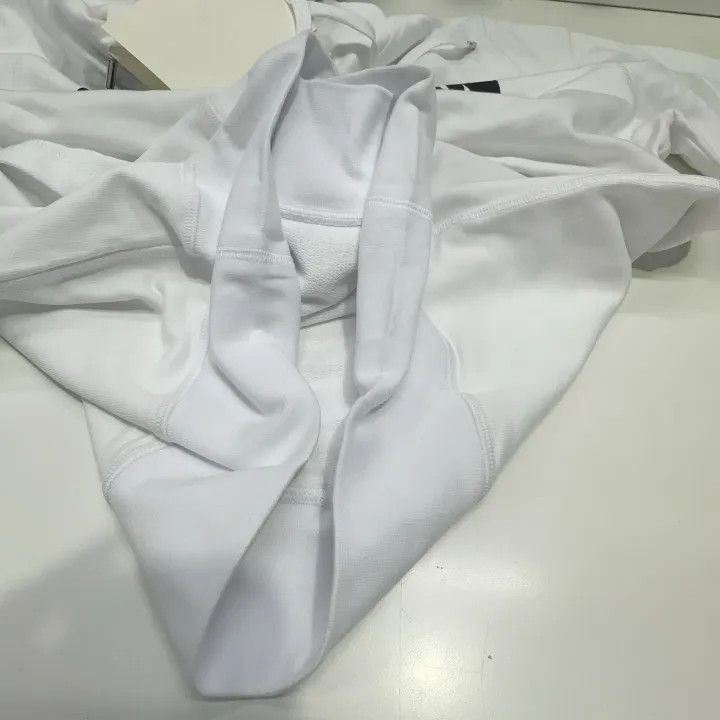 Alexander McQueen Alexander McQueen White Graffiti Logo Hoodie 0079 Size US L / EU 52-54 / 3 - 8 Thumbnail