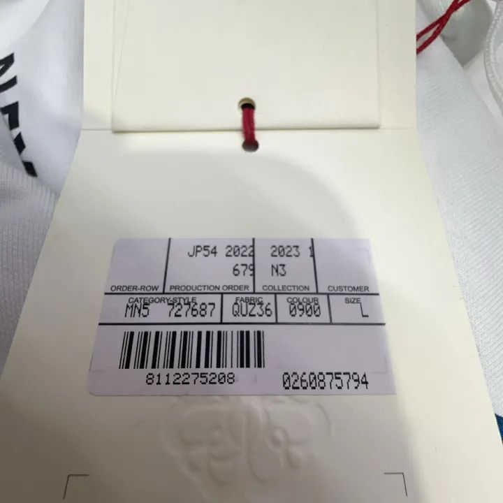 Alexander McQueen Alexander McQueen White Graffiti Logo Hoodie 0079 Size US L / EU 52-54 / 3 - 5 Thumbnail