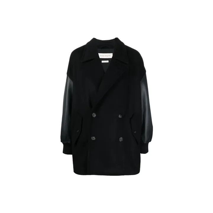 Alexander McQueen Alexander McQueen Black Double Breasted Jacket 0079 Size US L / EU 52-54 / 3 - 2 Thumbnail