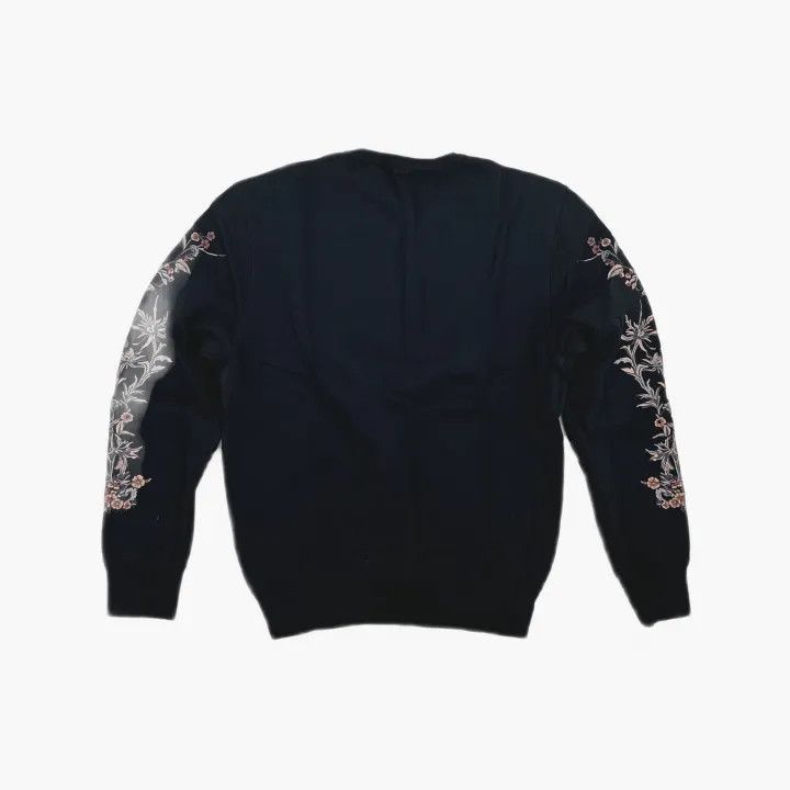 Alexander McQueen Alexander McQueen Floral Unicorn Embroidery Knit Sweater 0079 Size US L / EU 52-54 / 3 - 3 Thumbnail