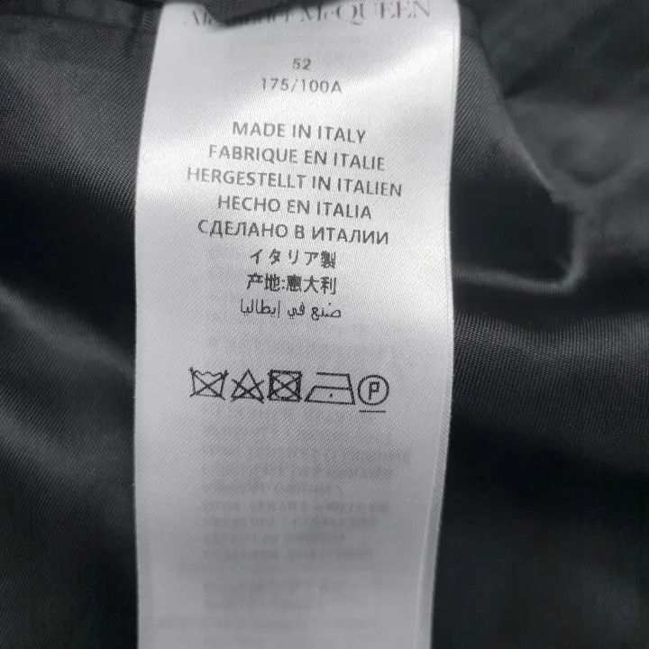 Alexander McQueen Alexander McQueen Black Single-Breasted Suit Jacket 0079 Size US L / EU 52-54 / 3 - 5 Thumbnail