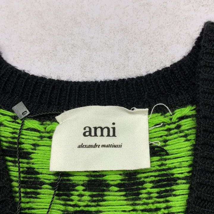 AMI AMI Paris V-Neck Knit Vest for Men 0079 Size US L / EU 52-54 / 3 - 4 Thumbnail
