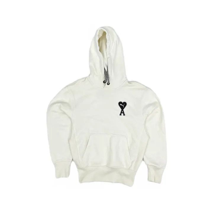 Puma PUMA x AMI Paris Heart Logo Hoodie 0079 Size US XXS / EU 40 - 2 Thumbnail