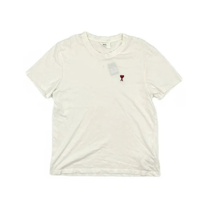 AMI AMI Love Logo Embroidered Short Sleeve T-Shirt 0079 Size US XL / EU 56 / 4 - 2 Thumbnail