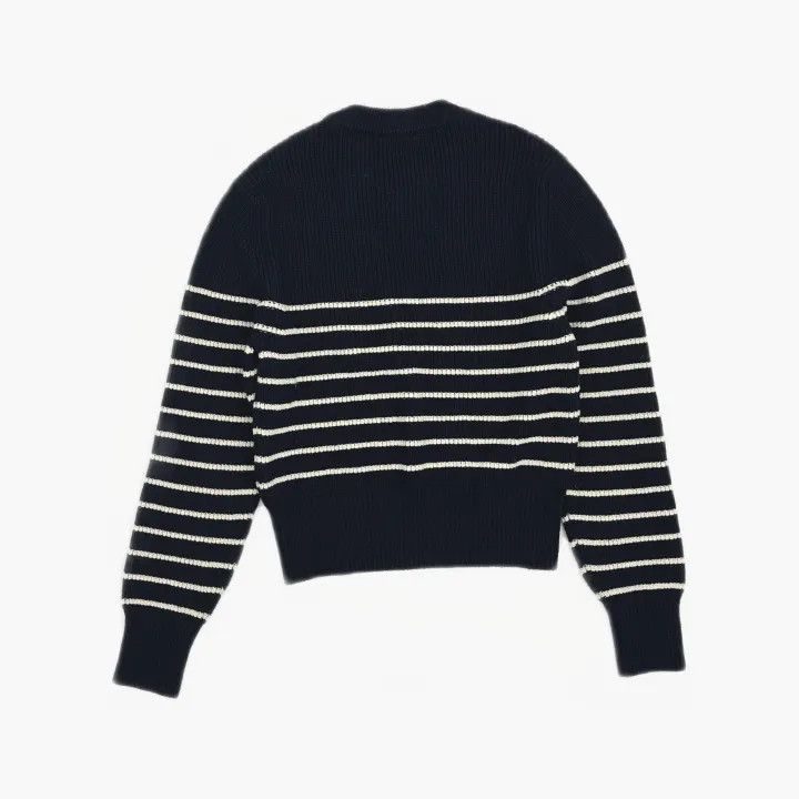 AMI Ami Paris Striped Knitted Sweater 0079 Size US L / EU 52-54 / 3 - 3 Thumbnail