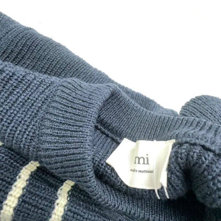 AMI Ami Paris Striped Knitted Sweater 0079 Size US L / EU 52-54 / 3 - 6 Thumbnail