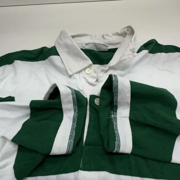 AMI AMI Striped Long Sleeve Polo Shirt for Men 0079 Size US XL / EU 56 / 4 - 7 Thumbnail