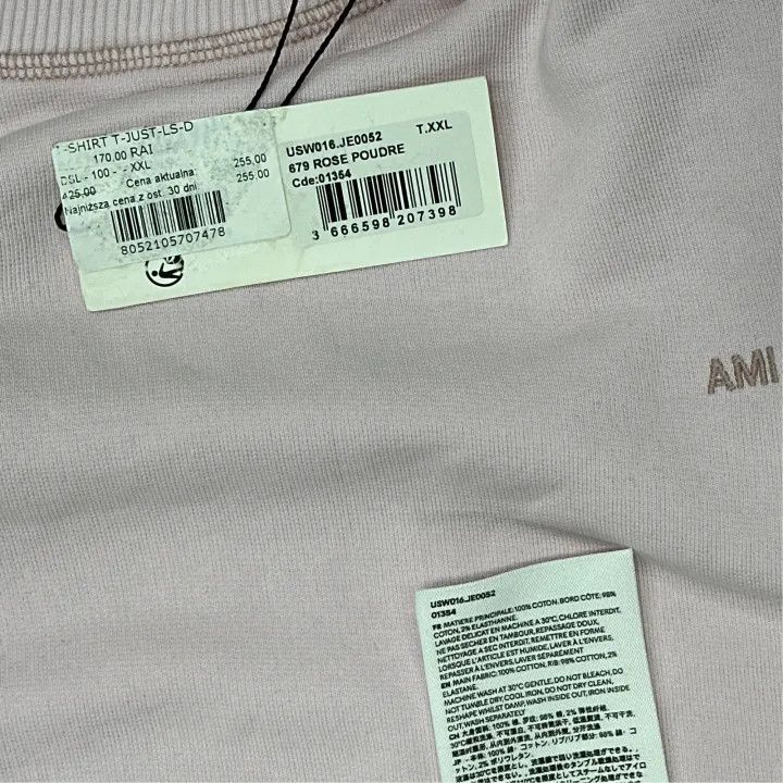 AMI AMI Paris Unisex Cotton Vintage Wash Sweatshirt 0079 Size US XXL / EU 58 / 5 - 5 Thumbnail