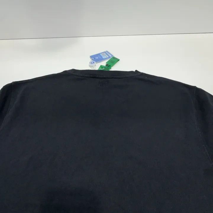 AMI Ami Paris Black Logo Print T-Shirt 0079 Size US XXL / EU 58 / 5 - 12 Thumbnail
