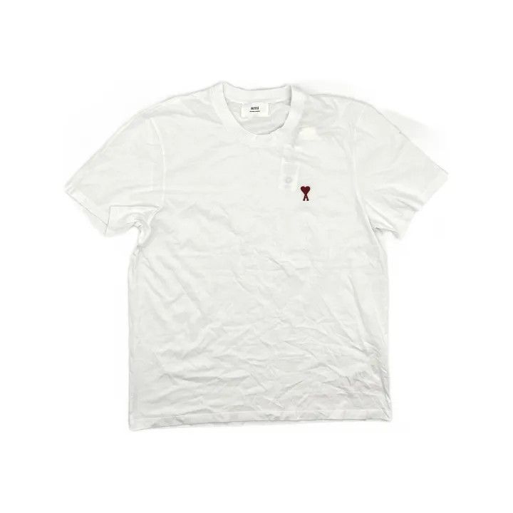 AMI AMI Heart Logo Embroidered T-Shirt 0079 Size US XXL / EU 58 / 5 - 2 Thumbnail