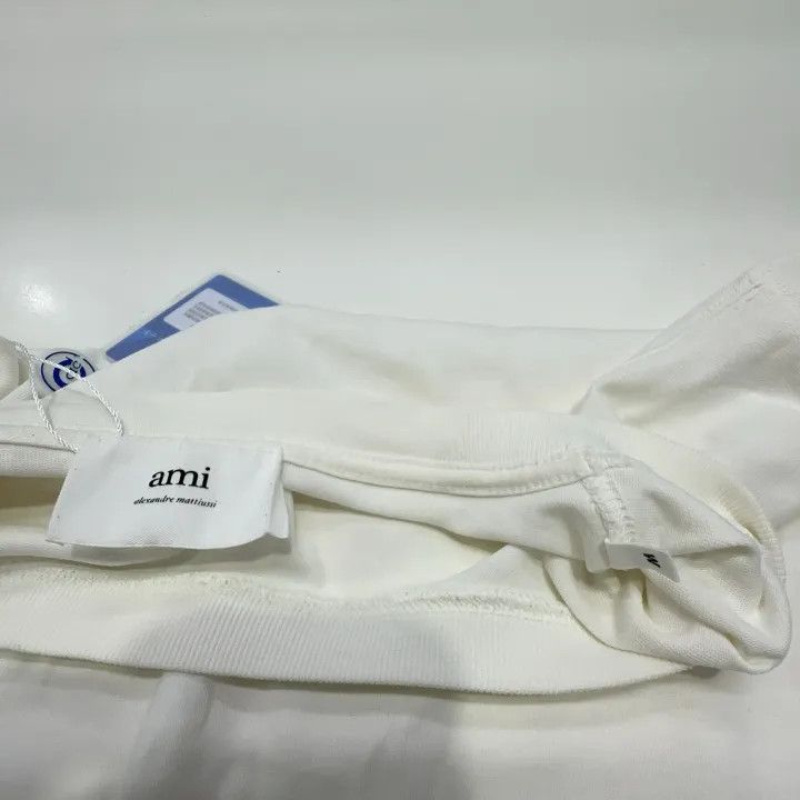 AMI AMI Classic Red Heart Embroidered Short Sleeve T-Shirt 0079 Size US M / EU 48-50 / 2 - 4 Thumbnail