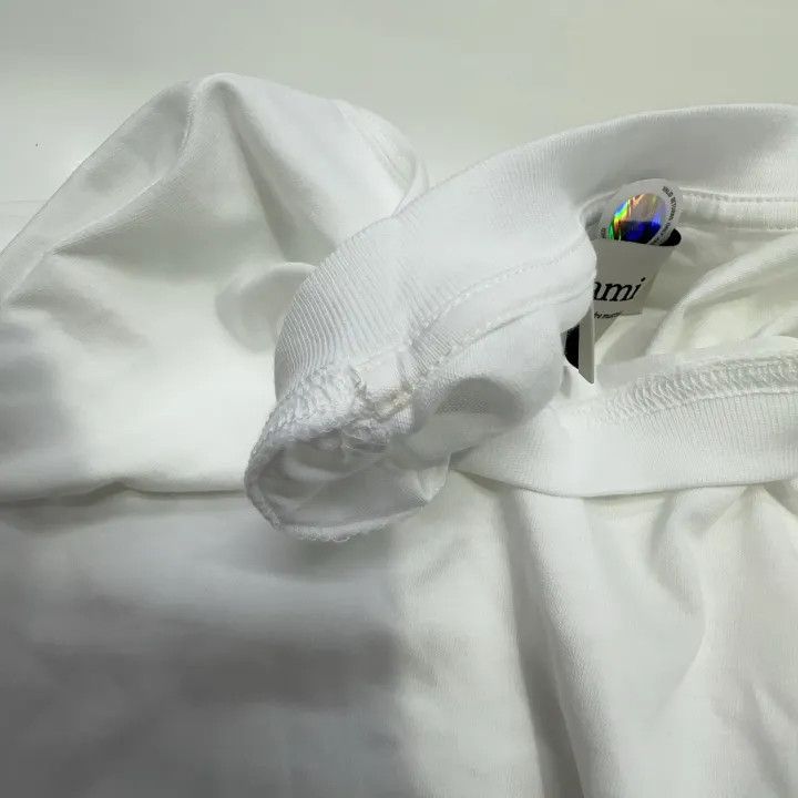 AMI AMI SS22 Heart Logo Embroidered T-Shirt 0079 Size US M / EU 48-50 / 2 - 8 Thumbnail