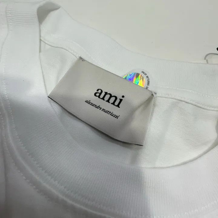 AMI AMI SS22 Heart Logo Embroidered T-Shirt 0079 Size US M / EU 48-50 / 2 - 5 Thumbnail