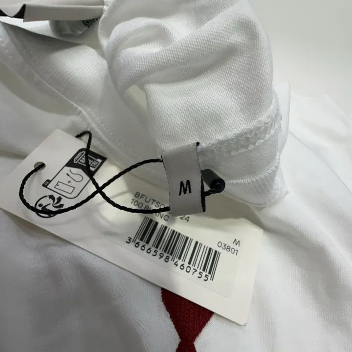 AMI AMI SS22 Heart Logo Embroidered T-Shirt 0079 Size US M / EU 48-50 / 2 - 7 Thumbnail