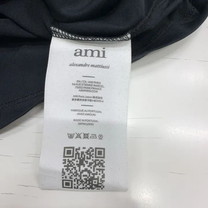 AMI AMI Black Loose Fit Short Sleeve T-Shirt 0079 Size US S / EU 44-46 / 1 - 3 Thumbnail