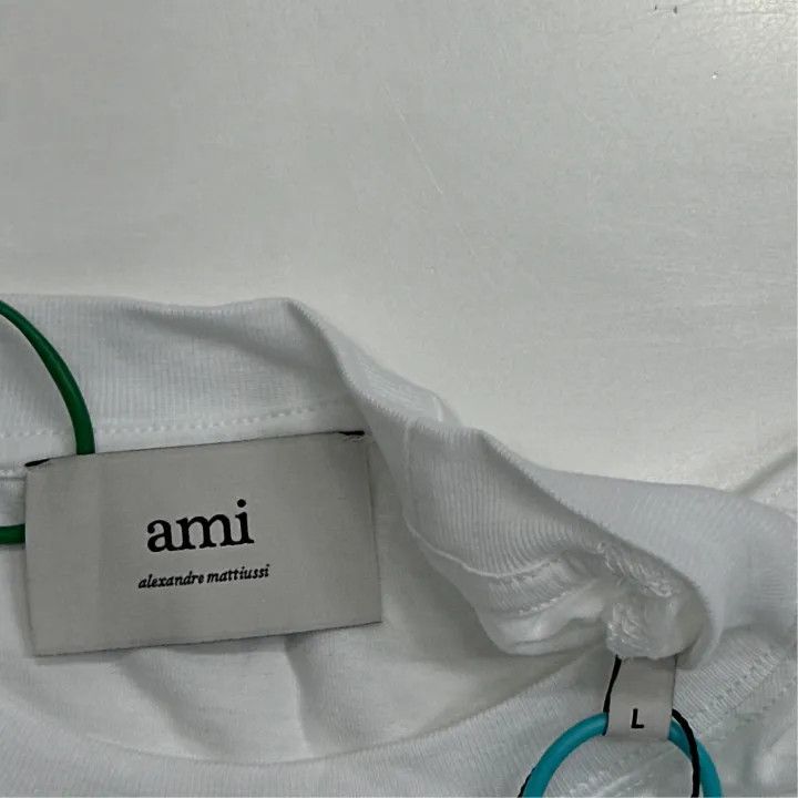 AMI AMI SS22 Love Logo Embroidered T-Shirt 0079 Size US L / EU 52-54 / 3 - 2 Thumbnail