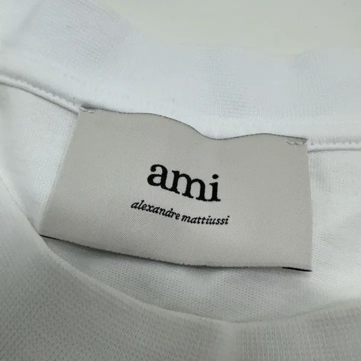 AMI AMI SS22 Heart Logo Embroidered T-Shirt 0079 Size US L / EU 52-54 / 3 - 9 Thumbnail