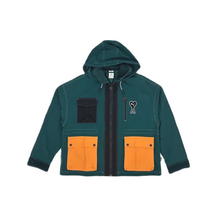 AMI PUMA x AMI Color-Blocked Utility Jacket 0079 Size US M / EU 48-50 / 2 - 2 Thumbnail