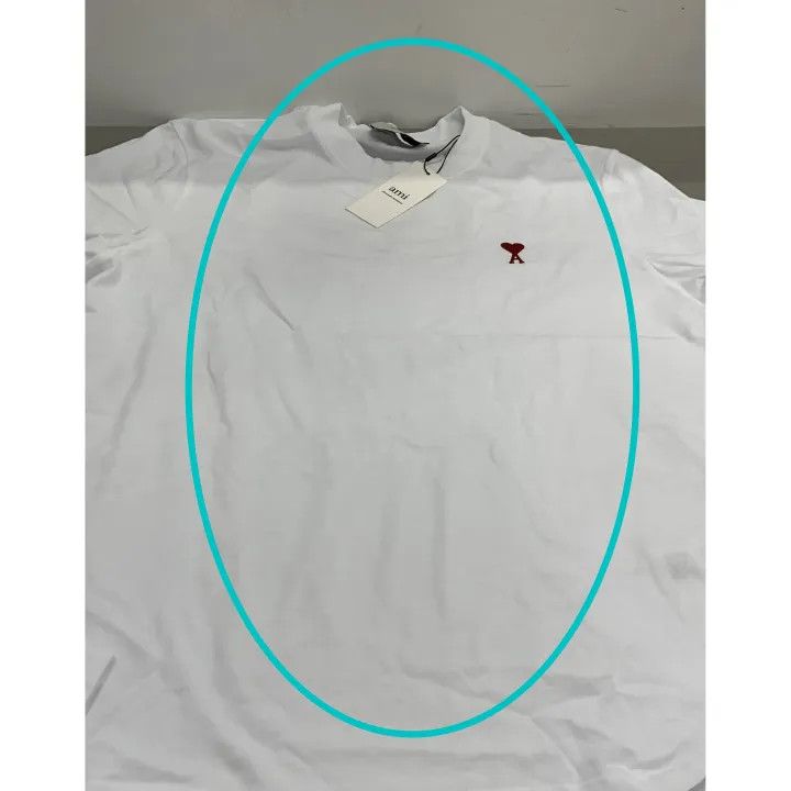 AMI AMI Heart Logo Embroidered Tee 0079 Size US L / EU 52-54 / 3 - 4 Thumbnail