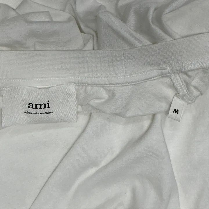 AMI AMI Love Logo Embroidered Short Sleeve T-Shirt 0079 Size US M / EU 48-50 / 2 - 4 Thumbnail