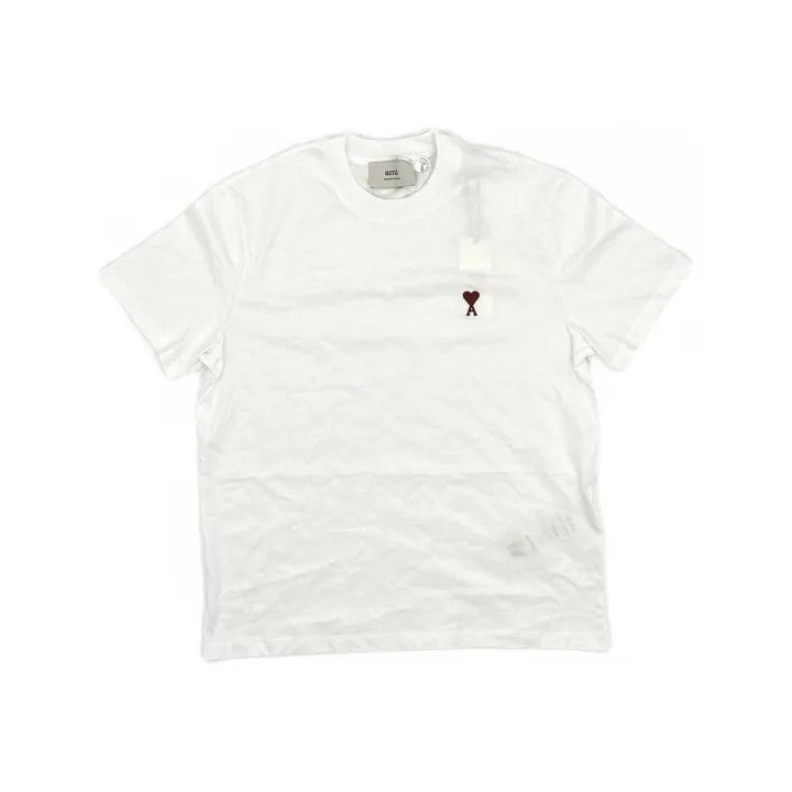 AMI AMI SS22 Heart Logo Embroidered T-Shirt 0079 Size US S / EU 44-46 / 1 - 2 Thumbnail