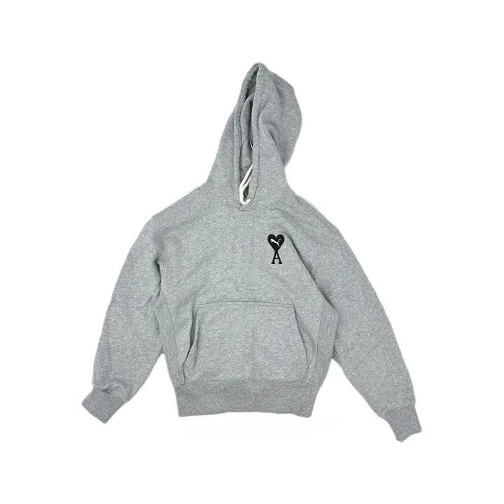 AMI Puma x AMI Paris Gray Hoodie 0079 Size US S / EU 44-46 / 1 - 2 Thumbnail